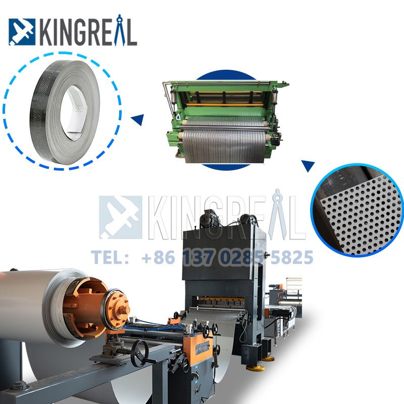 ایلومینیم سوراخ شدہ کوائل سلٹنگ مشین