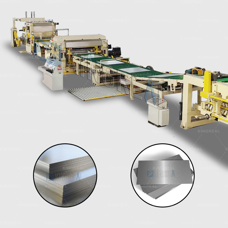 فلائی شیئر کے ساتھ مشین سے لمبائی میں کاٹ دیں۔