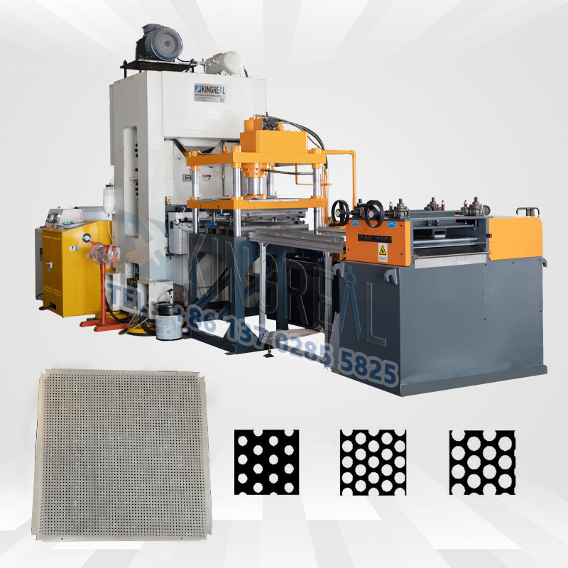 مکمل خودکار سوراخ شدہ دھات کی پیداوار لائن