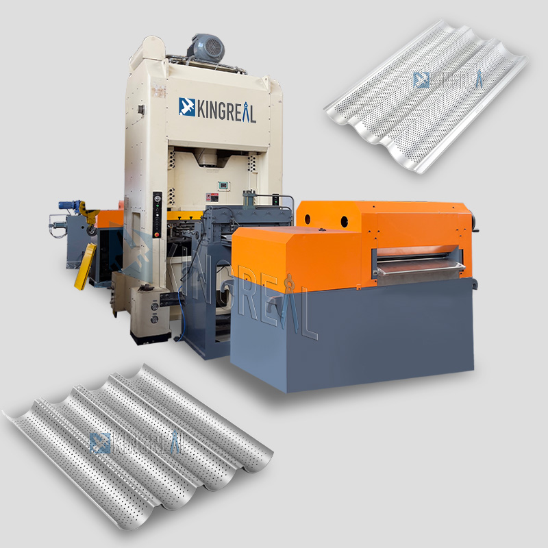 دھاتی Baguette ٹرے سوراخ شدہ چھدرن بنانے والی مشین